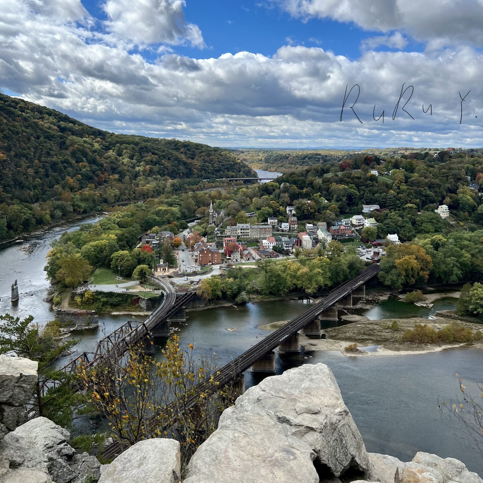 Harpers Ferry Maryland Heights Trail Overlook